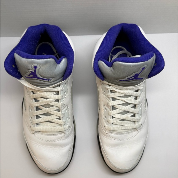 Jordan Athletic Shoes White and Purple main image 6